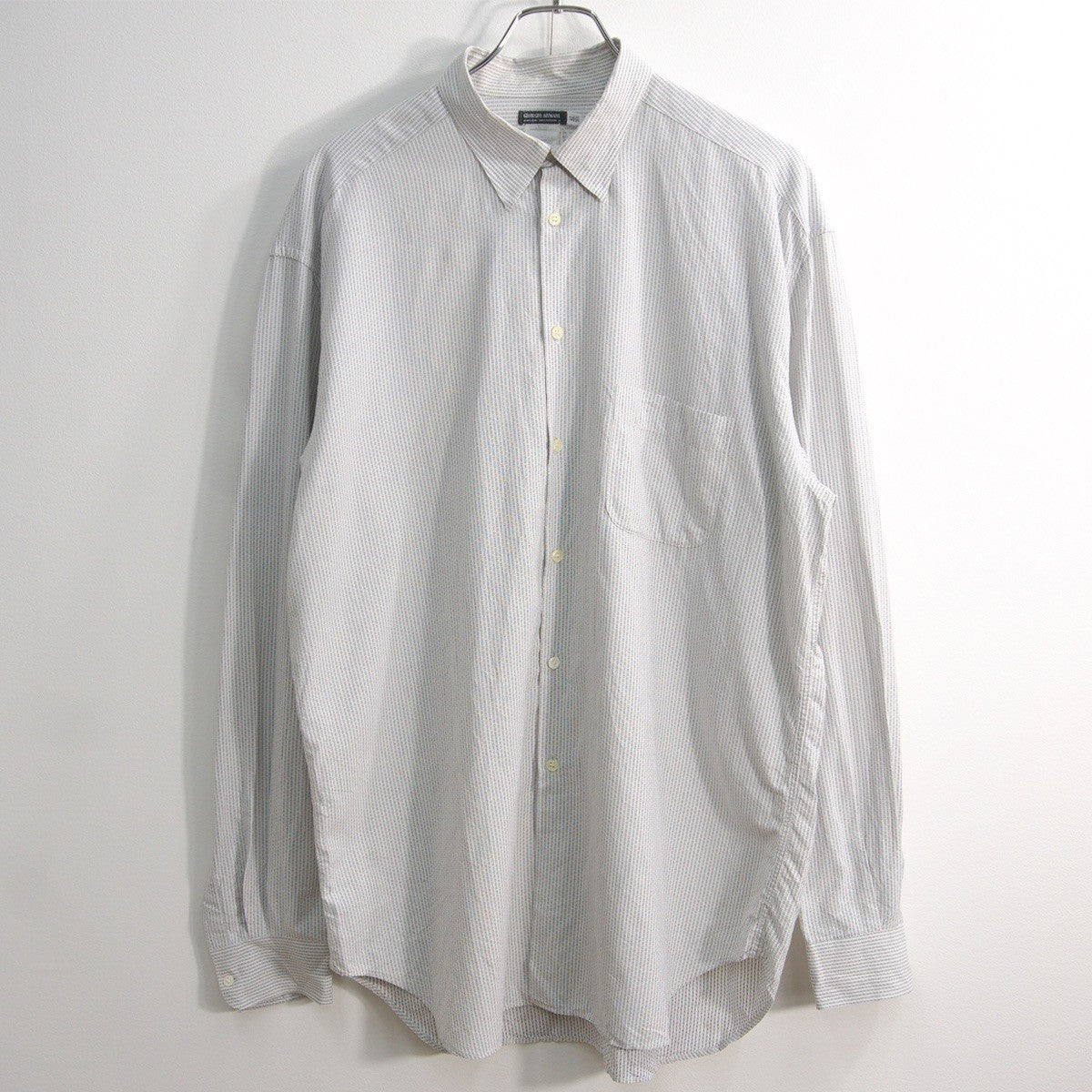 GIORGIO ARMANI Patterned Long Sleeve Shirt in Italy Size 42