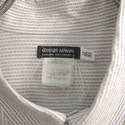 GIORGIO ARMANI Patterned Long Sleeve Shirt in Italy Size 42