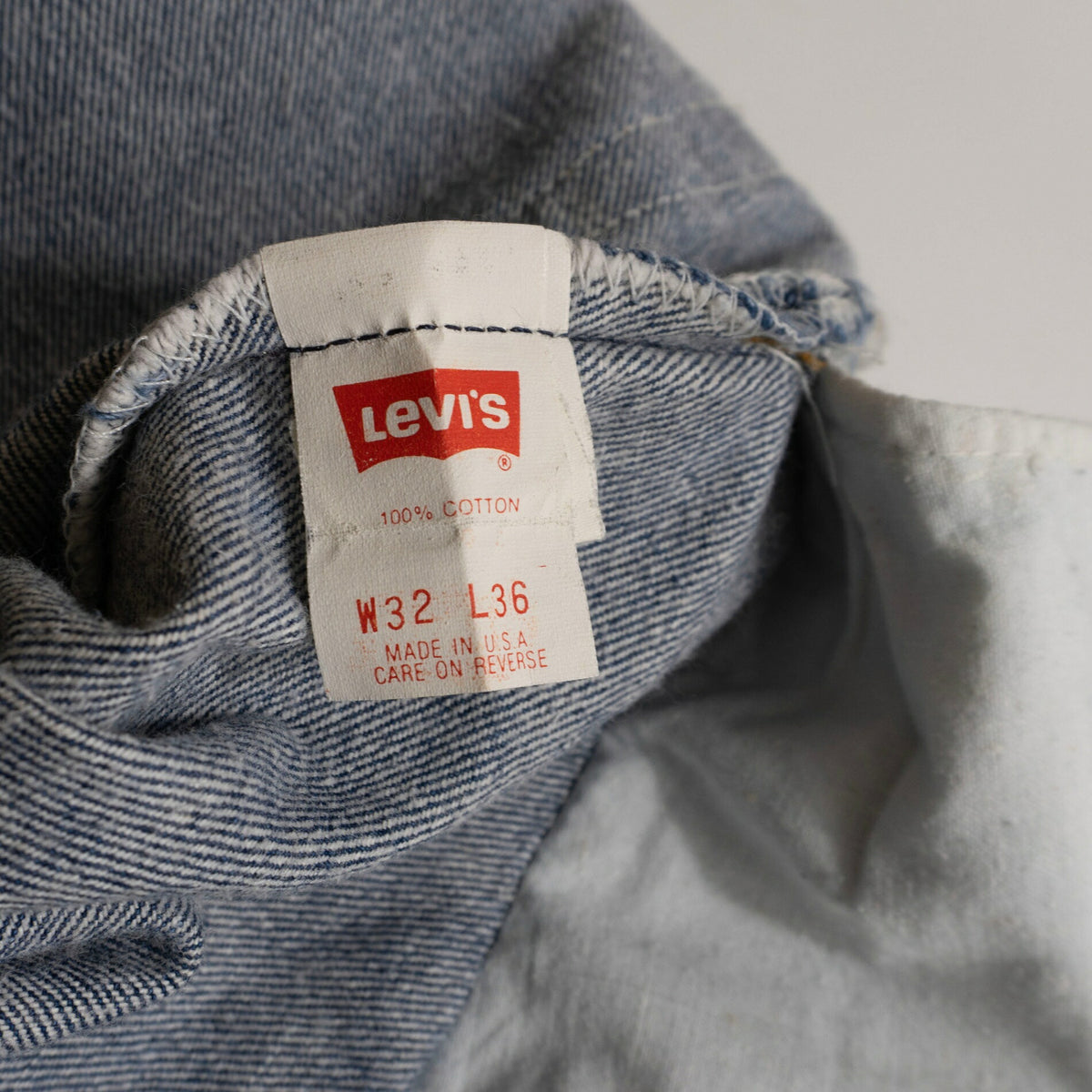 LEVI'S 80s USA Made 501 Denim Jeans Size 32x36 Size 32×36