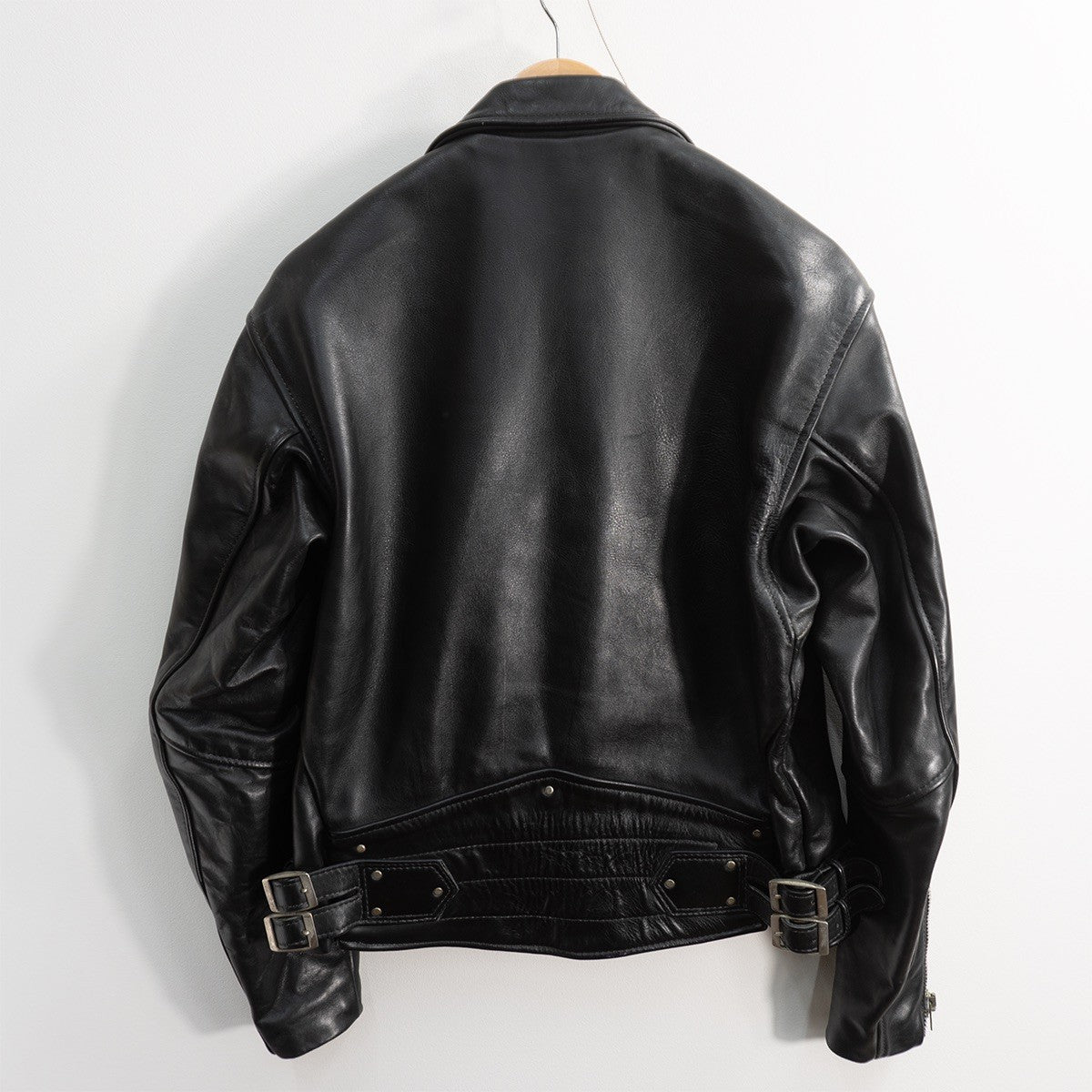 VANSON DOMINATOR Heavy Double Rider Leather Jacket Size 42