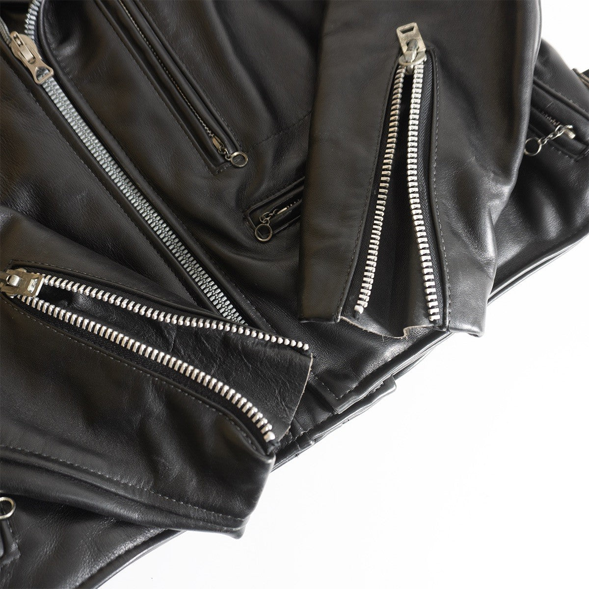VANSON DOMINATOR Heavy Double Rider Leather Jacket Size 42