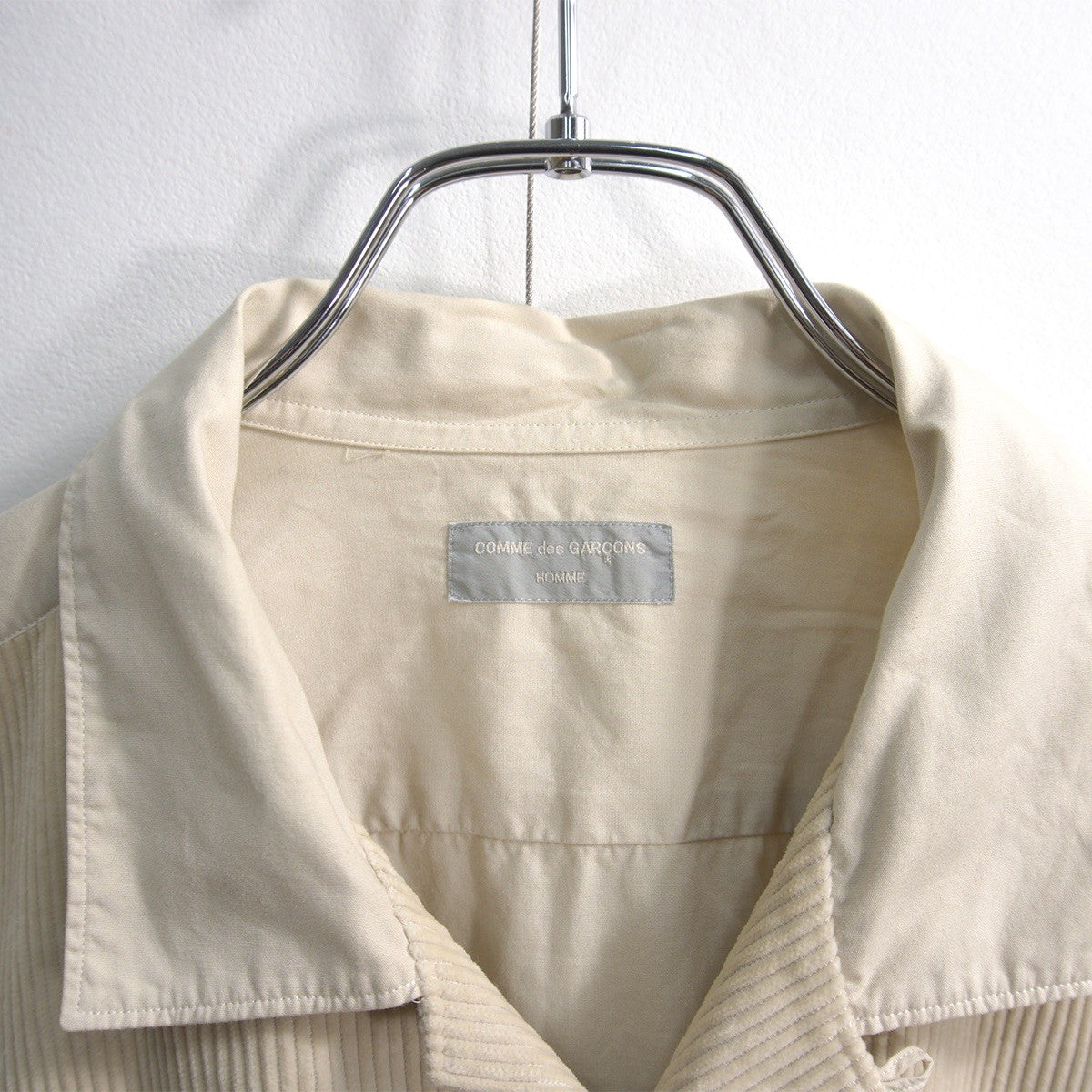 COMME des GARCONS HOMME 90s Corduroy Collar Shirt