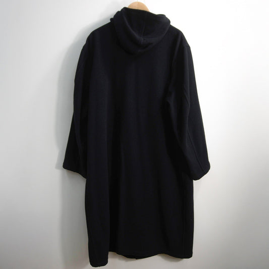Y's for men Hooded Wool Long Coat Size 3
