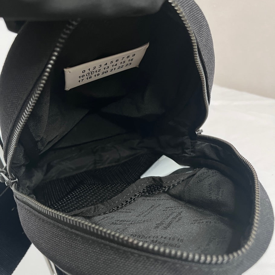 Maison Margiela 1CON Nylon Crossbody Bag Black Size ONE SIZE