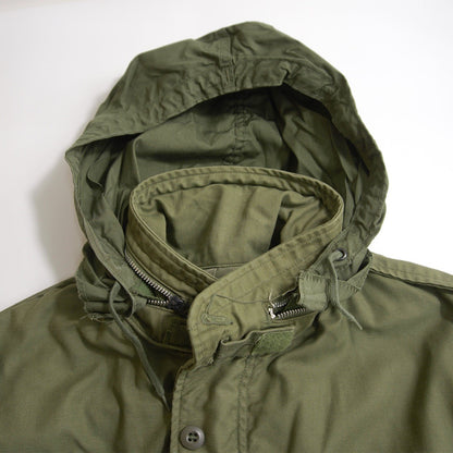 US ARMY 60s M-65 2nd Field Aluminum Zip Jacket Size MEDIUM-REGULAR
