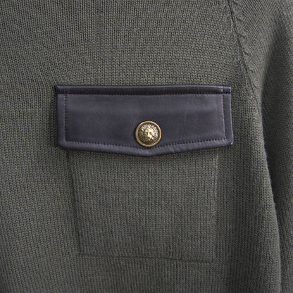 VERSUS VERSACE Turtleneck Sweater with Chest Pocket Size 46