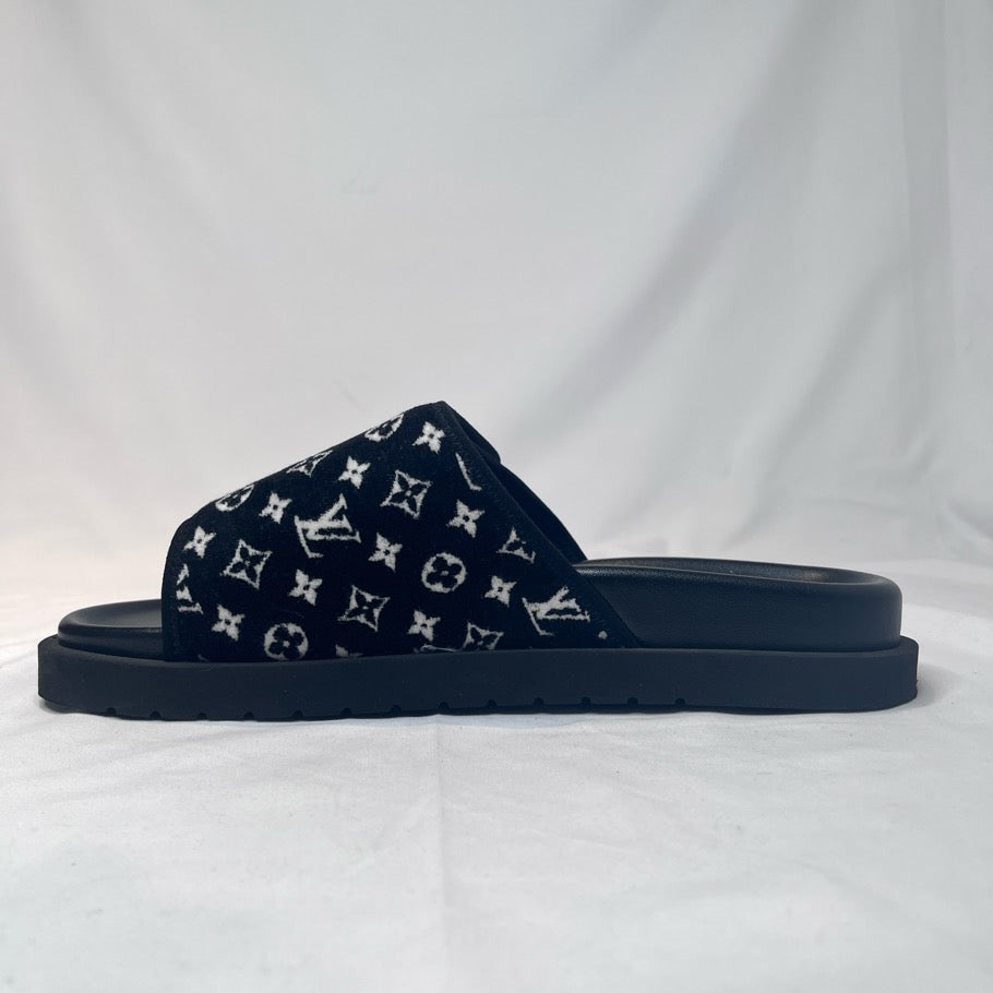 LOUIS VUITTON Miami Line Monogram Slide Sandals Size 26.5cm