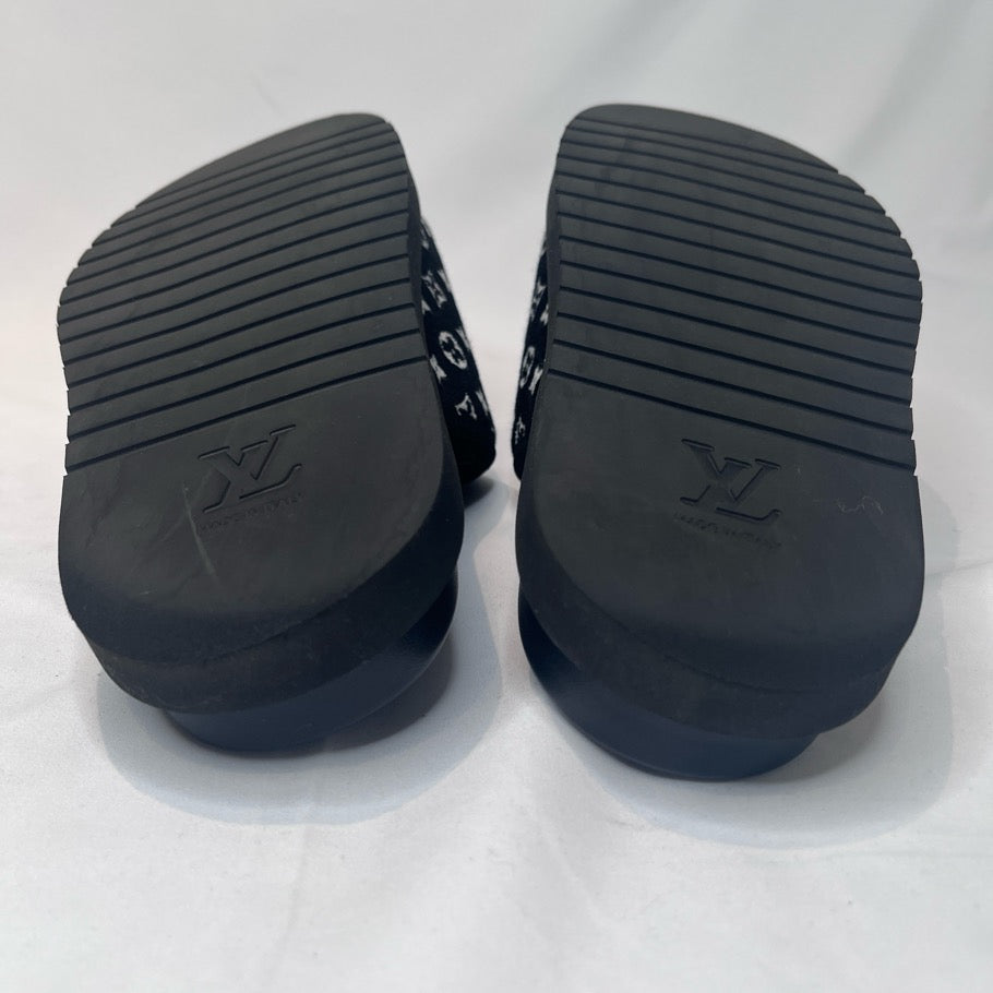 LOUIS VUITTON Miami Line Monogram Slide Sandals Size 26.5cm