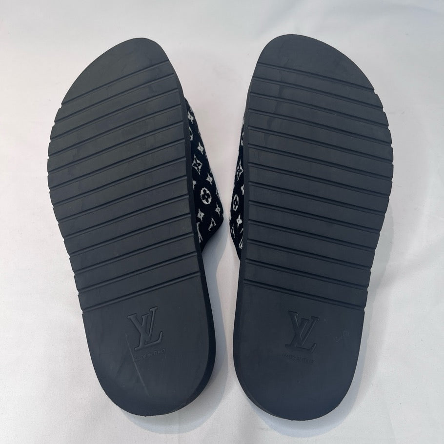LOUIS VUITTON Miami Line Monogram Slide Sandals Size 26.5cm