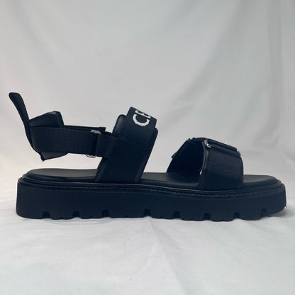 CELINE Billy Strappy Sandals Black Size 39