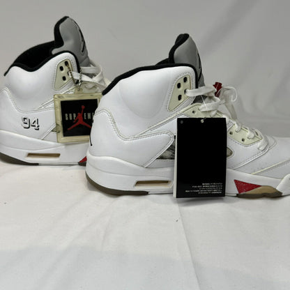 Supreme x Nike Air Jordan 5 Retro White Size 27.5