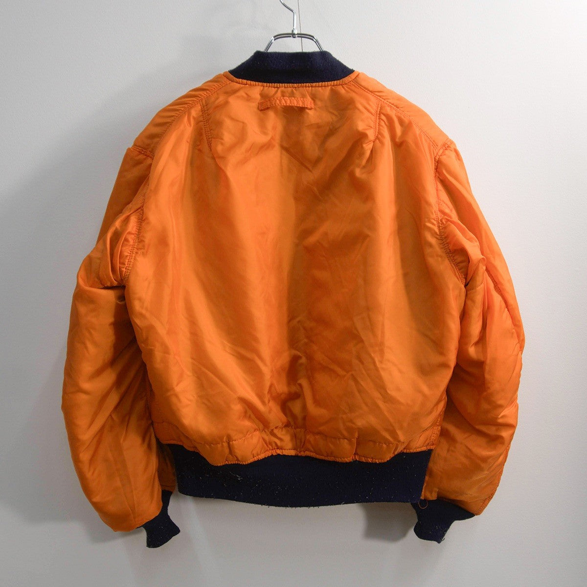 ALPHA INDUSTRIES 90s MA-1 Nylon Flight Jacket in USA Size L