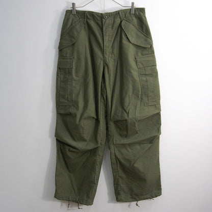 US ARMY 60s M-65 Field Cargo Aluminum Zip Pants Size SMALL-REGULAR