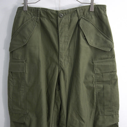 US ARMY 60s M-65 Field Cargo Aluminum Zip Pants Size SMALL-REGULAR