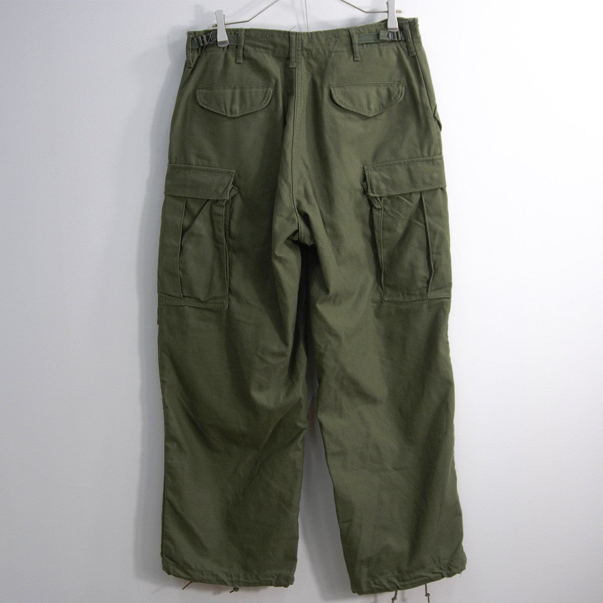 US ARMY 60s M-65 Field Cargo Aluminum Zip Pants Size SMALL-REGULAR