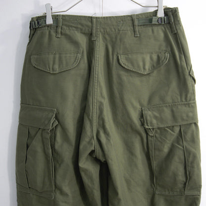 US ARMY 60s M-65 Field Cargo Aluminum Zip Pants Size SMALL-REGULAR