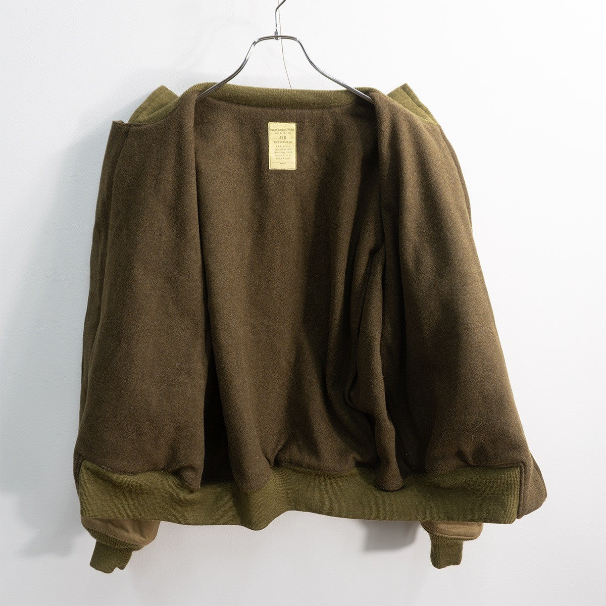 BUZZ RICKSON Tankers Cotton Twill Wool Jacket Size 42
