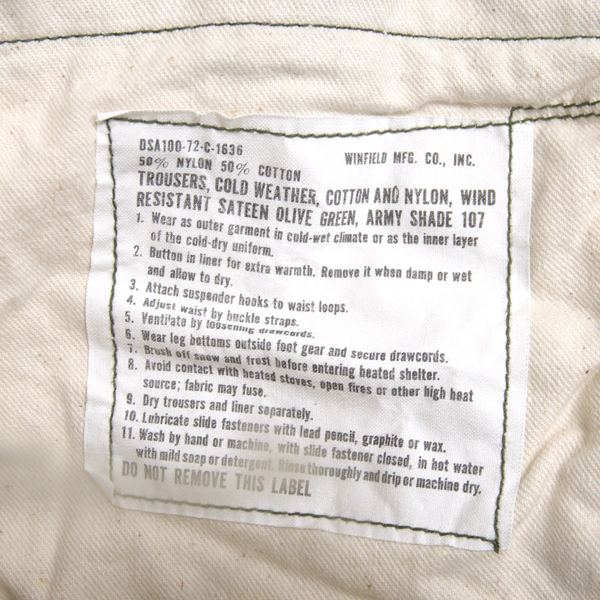 US ARMY 70s M-65 Field Cargo Pants Size SMALL/SHORT