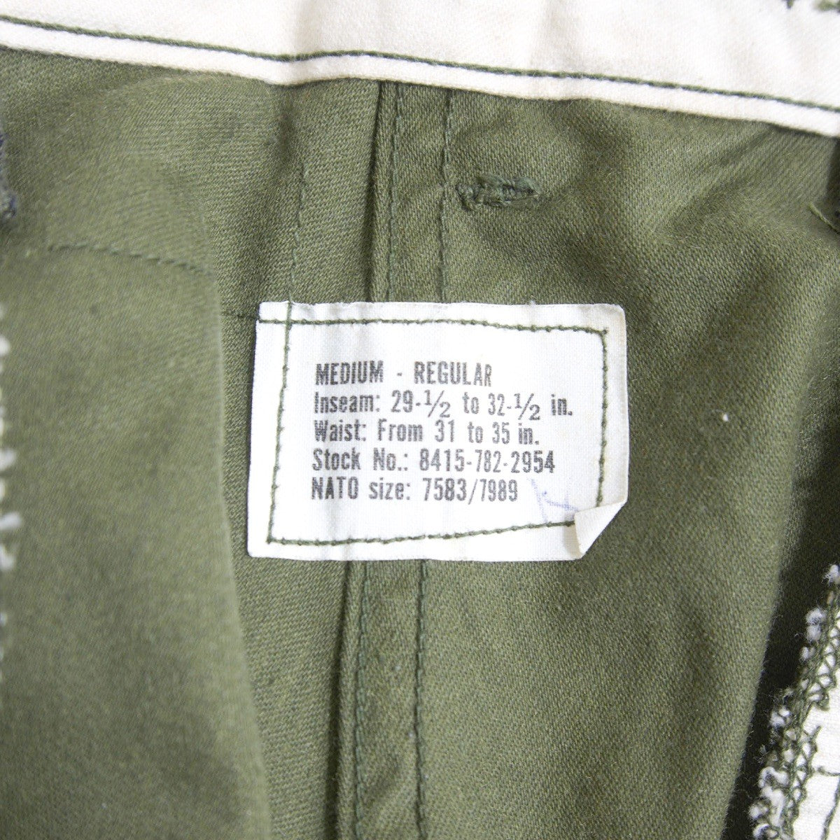 US ARMY 70s M-65 Field Cargo Pants Size MEDIUM/REGULAR