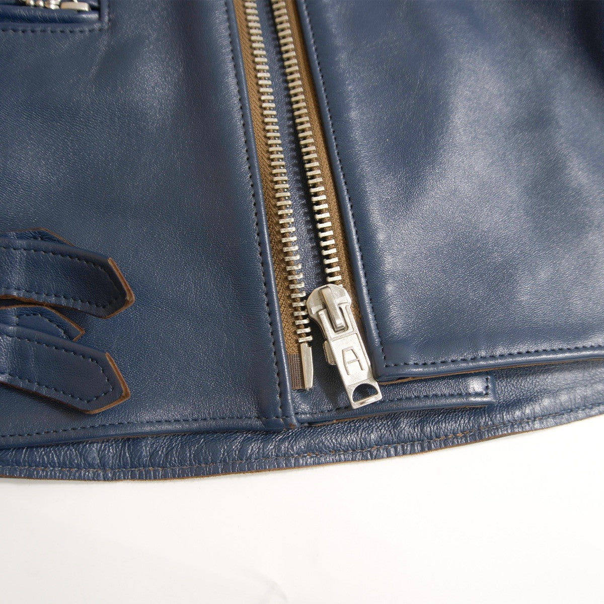666 triple six LJM-1TF Wool Sheep Double Navy Blue Jacket Size 46