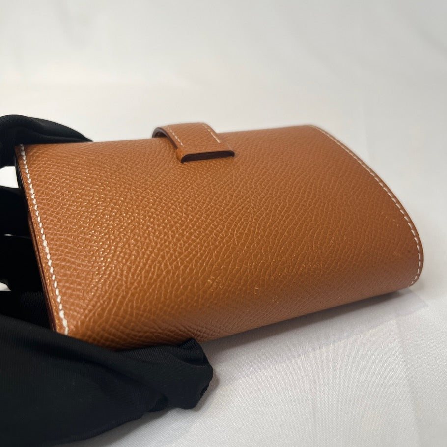 HERMES Bearn Combine Veau Wallet Gold