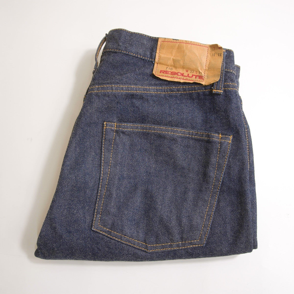RESOLUTE 710 Tapered Straight Denim Jeans Size 33×31