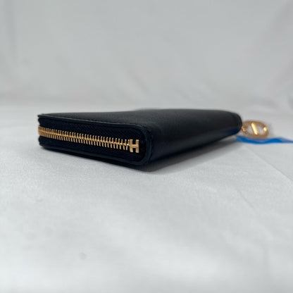 HERMES Chaine d'Ancre Zipango Wallet Black