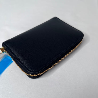 HERMES Chaine d'Ancre Zipango Wallet Black