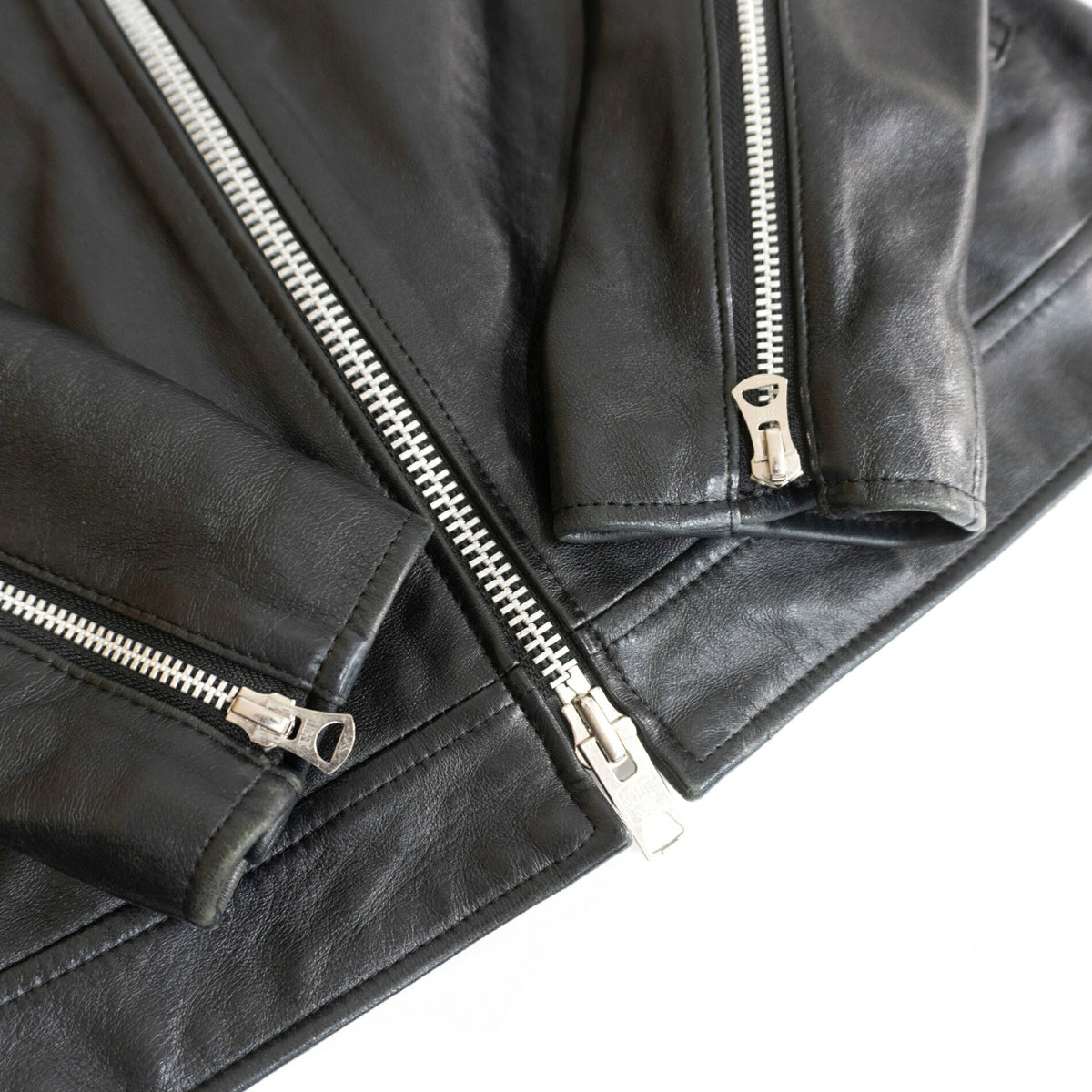 SCHOTT 3101054 Single Breasted Leather Jacket Size L