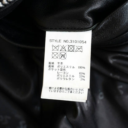 SCHOTT 3101054 Single Breasted Leather Jacket Size L