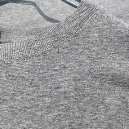 VETEMENTS 21SS Friendly Logo Cotton T-Shirt Gray Size XS
