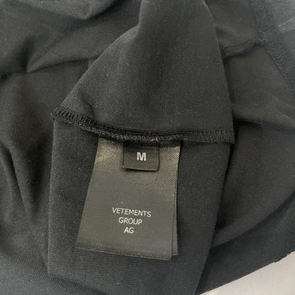 VETEMENTS Dominatrix Hotline Oversized T-Shirt Black Size M