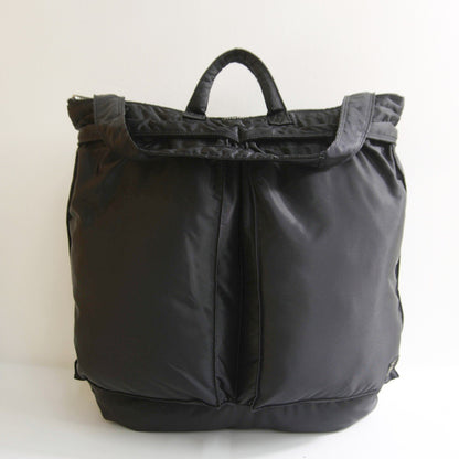 Porter TANKER BAG 2-Way Nylon Helmet Bag Black
