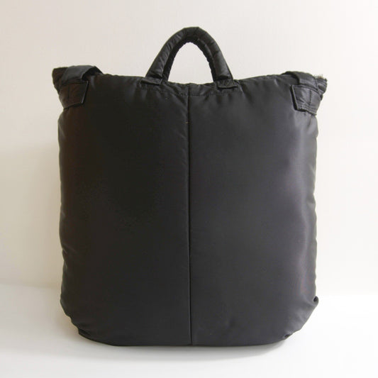 Porter TANKER BAG 2-Way Nylon Helmet Bag Black