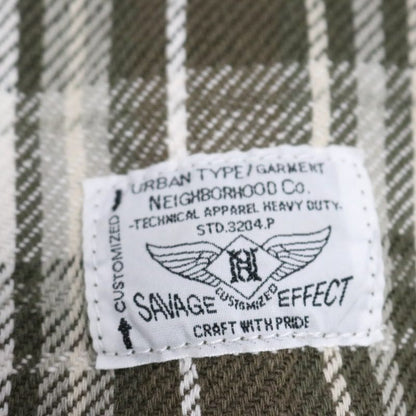 NEIGHBORHOOD 00s Archive Logger Flannel Shirt Size M