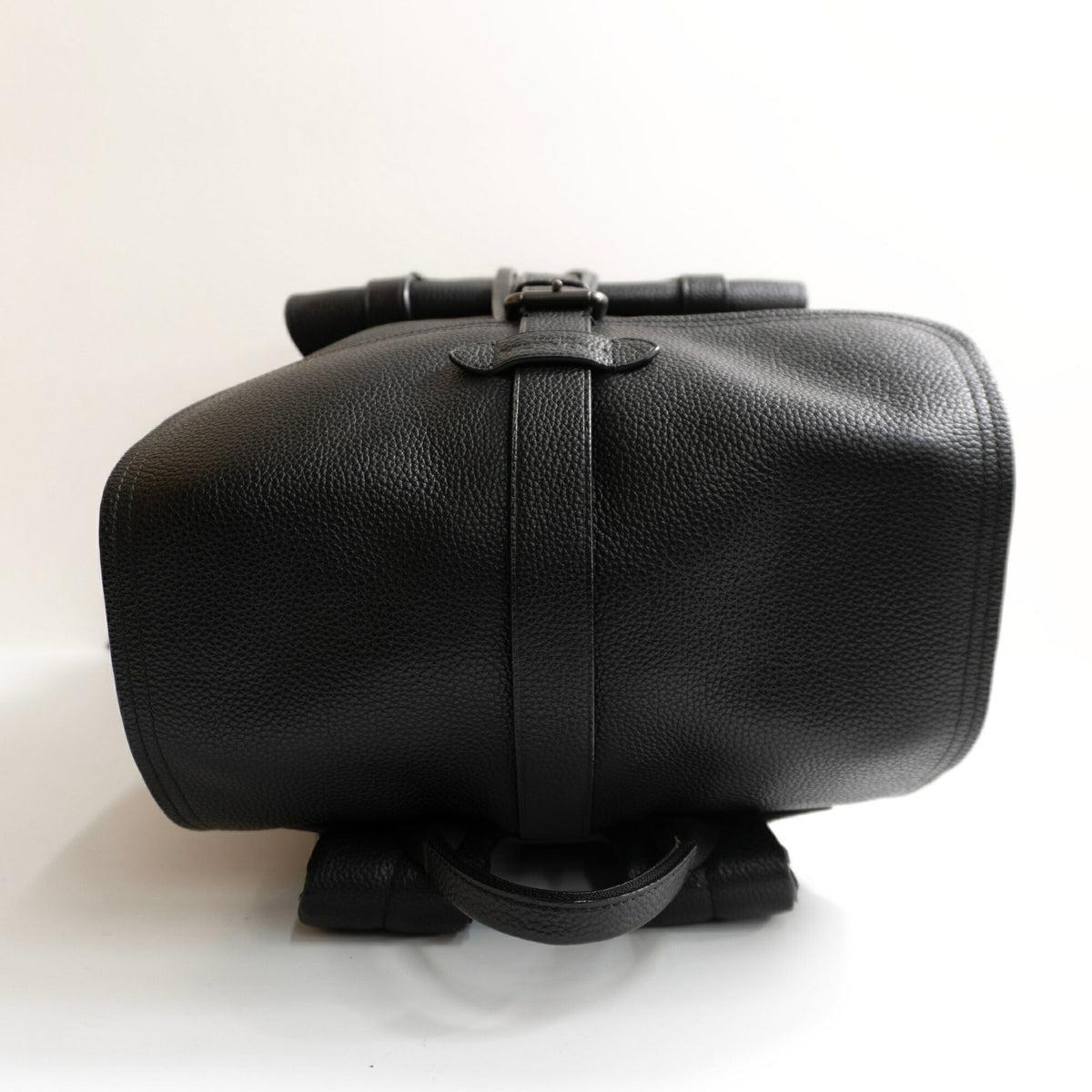 COACH Hudson Leather Backpack Black