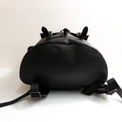COACH Hudson Leather Backpack Black