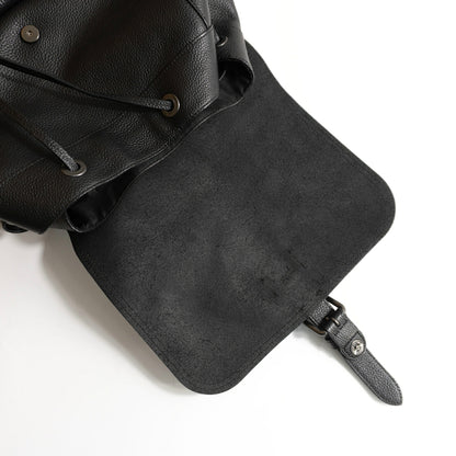 COACH Hudson Leather Backpack Black