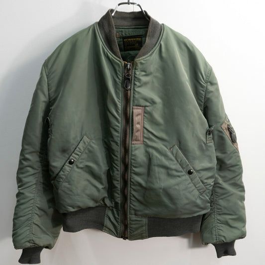 BUZZ RICKSON 90s M-Code MA-1 Bomber Jacket Sage Green Size L
