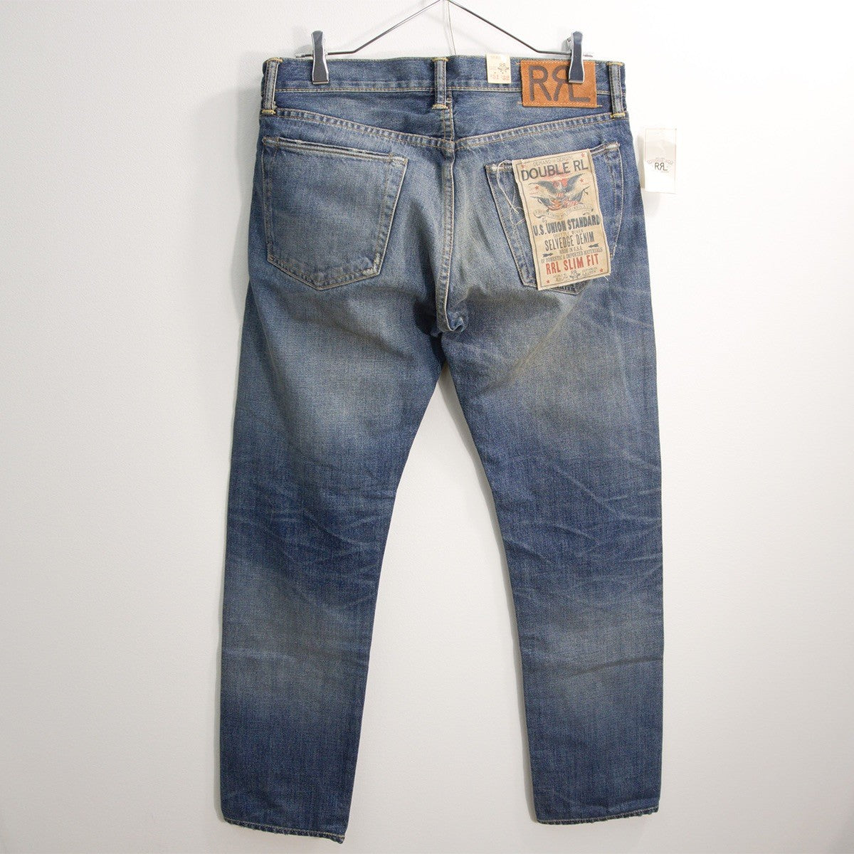 RRL x MEMPHIS SLIM FIT JEANS Vintage Wash Denim Jeans Size 31×32