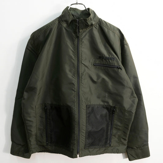 Stussy USA 90s Nylon Fishing Jacket Size M