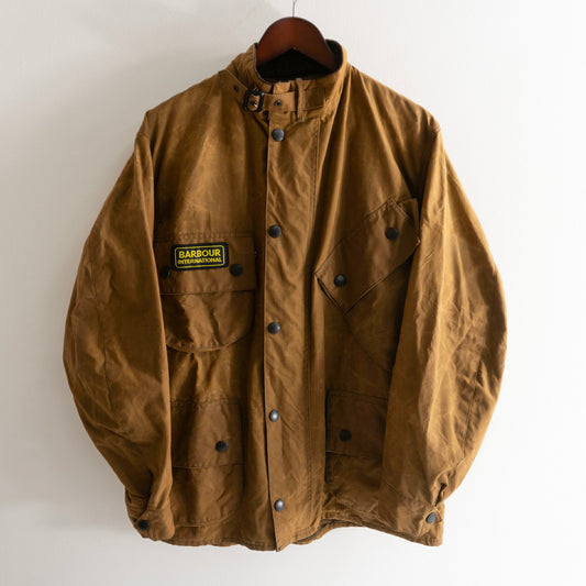 BARBOUR International Oiled Motorcycle Jacket Size 42