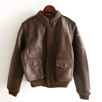 REAL McCOY Vintage A-2 Flight Leather Jacket Size 40