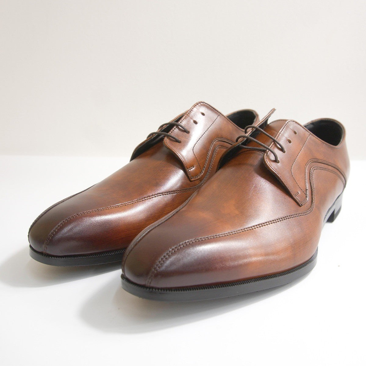 REGAL Brown Straight Tip Leather Shoes Size 27