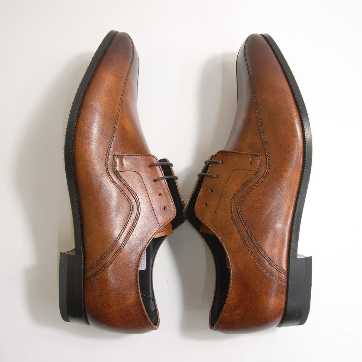 REGAL Brown Straight Tip Leather Shoes Size 27