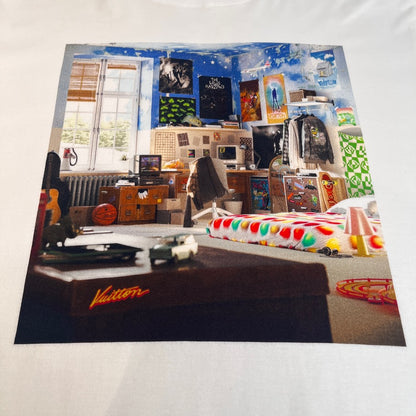 LOUIS VUITTON Photo Print Crewneck T-Shirt White Size XL