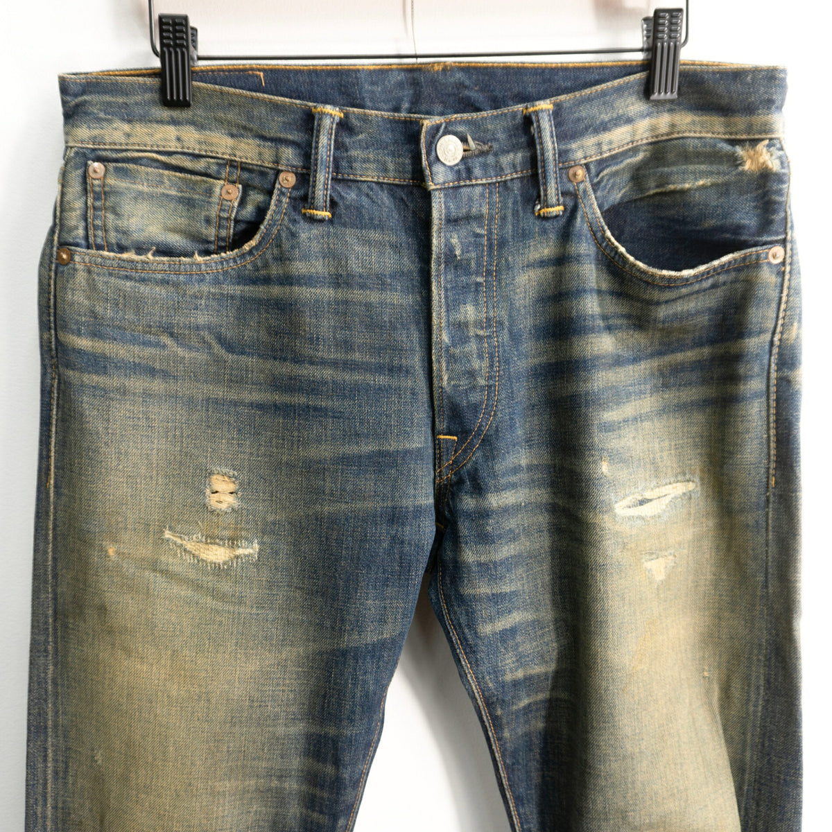 RRL Dustbowl Low-Straight Made in USA Jeans Size 30