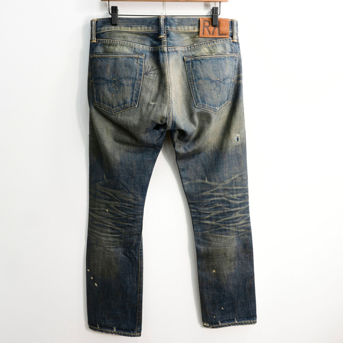 RRL Dustbowl Low-Straight Made in USA Jeans Size 30