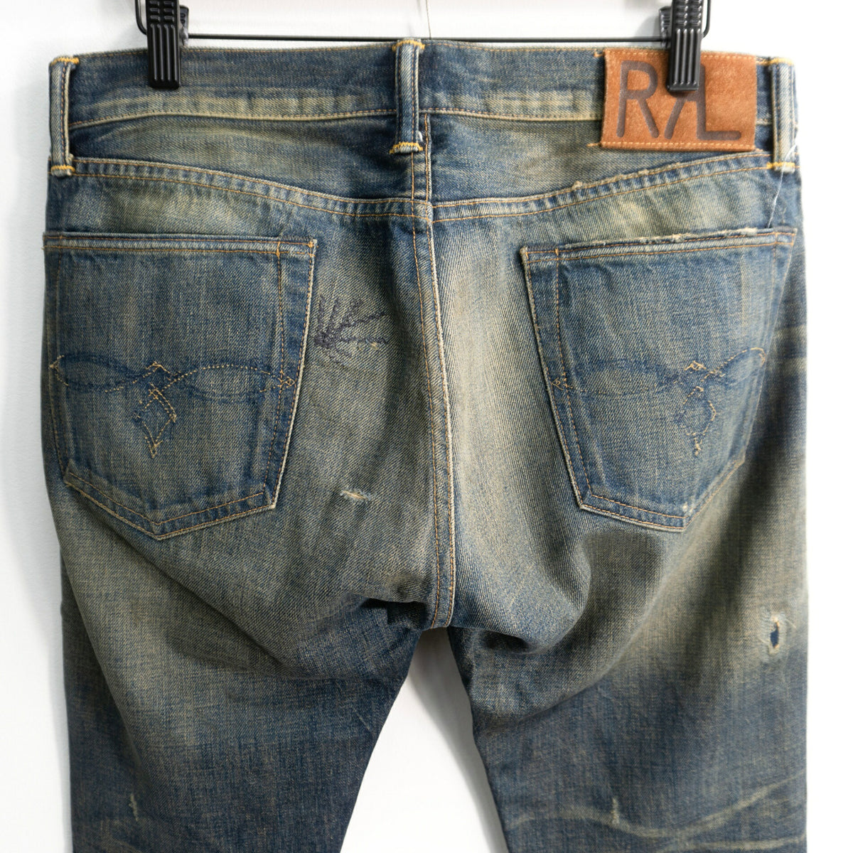 RRL Dustbowl Low-Straight Made in USA Jeans Size 30