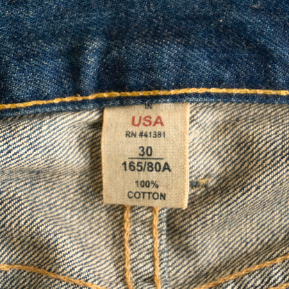 RRL Dustbowl Low-Straight Made in USA Jeans Size 30